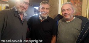 Viterbo - George Clooney al ristorante