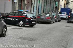 Viterbo - I carabinieri in via Cairoli - Immagine di repertorio