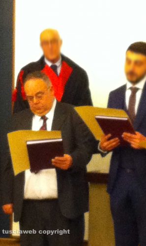 La discussione della tesi di laurea di Kiriakos Anastassopoulos