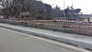 Viterbo - Il cavalcavia della Teverina che sovrasta la circonvallazione