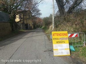 Viterbo - Strada Filante interrotta