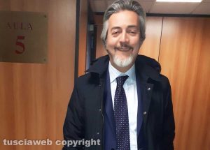 Il senatore Francesco Battistoni in tribunale