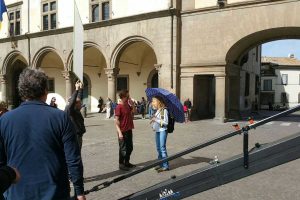 Viterbo - Le riprese del film “Troppa grazia”