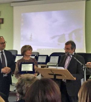 Viterbo - Premio Romei alla preside Loretta Bucciotti 
