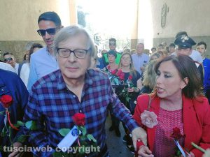 Vittorio Sgarbi a Sutri