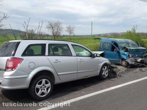 Viterbo - Frontale su strada Ombrone
