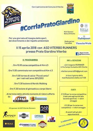 Il programma di CorriaPratoGiardino