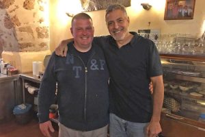Sutri - George Clooney alla Taverna di Cimoletto