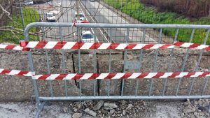 Viterbo - Il cavalcavia della Teverina che sovrasta la circonvallazione