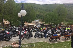 Gli Etruschi bikers di Sutri all’evento benefico per Visso e Ussita