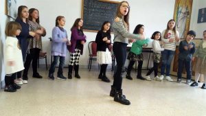 I Contrappunto Kids sul palco dell'Ariston di Sanremo