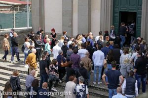Viterbo - I funerali della piccola Silvia Iannaccone