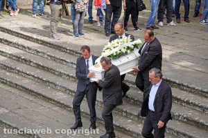 Viterbo - I funerali della piccola Silvia Iannaccone