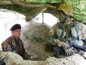 Visita del generale di corpo d’armata Fungo