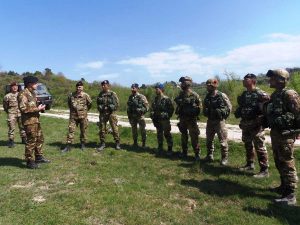 Visita del generale di corpo d’armata Fungo