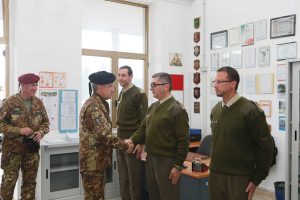 Visita del generale di corpo d’armata Fungo