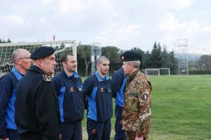Visita del generale di corpo d’armata Fungo
