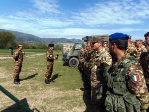 Visita del generale di corpo d’armata Fungo