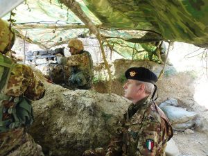 Visita del generale di corpo d’armata Fungo