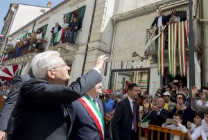Sergio Mattarella a Casoli