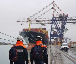 Guardia costiera - Controllo container