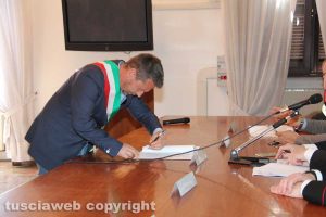 Prefettura - La firma del protocollo sulla videosorveglianza