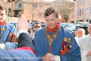 Viterbo - Il principe Pedro di Borbone-Due Sicilie alla Trinità