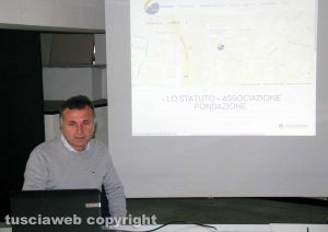 Viterbo - Gianmaria Santucci presenta il sito di FondAzione