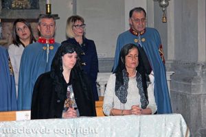 Viterbo - La principessa Benigna Reuss e la contessa Fadrique Donà delle Rose alla Trinità