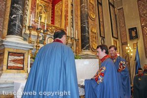 Viterbo - Gli onori alla Madonna Liberatrice del principe Pedro di Borbone-Due Sicilie e del figlio Giacomo