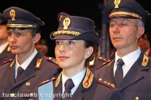 Viterbo - 166esima festa della polizia - La dirigente della Digos Monia Morelli