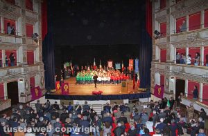 Viterbo - La 166esima festa della polizia al teatro Unione