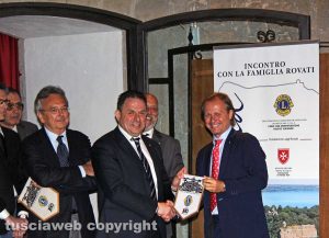 Montefiascone - Convegno sull'isola Bisentina - A destra, Luca Rovati