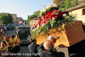 Vallerano - Il funerale di Emiliano Morelli
