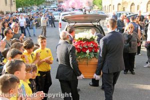 Vallerano - Il funerale di Emiliano Morelli