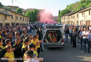 Vallerano - Il funerale di Emiliano Morelli