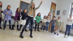 I Contrappunto Kids sul palco dell'Ariston di Sanremo