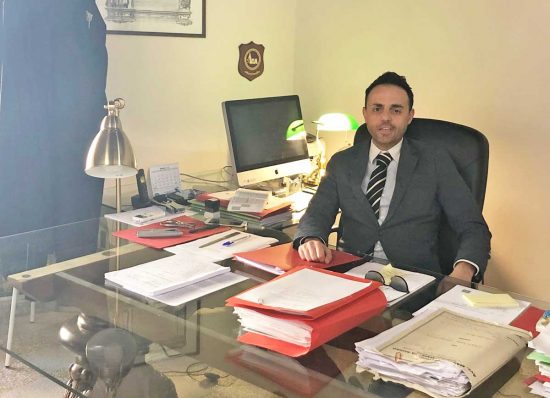L'avvocato Samuele De Santis
