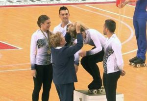 Sport - Pattinaggio artistico - Ludovica Delfino ai campionati europei in Spagna 