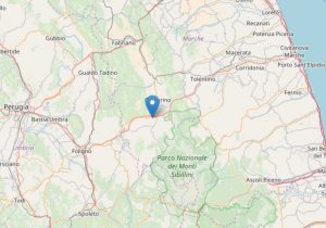 Scossa di terremoto a Muccia (Macerata)