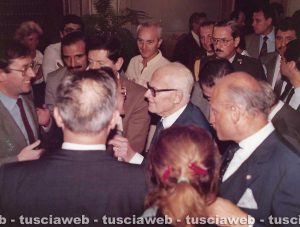 Renzo Trappolini con Sandro Pertini e Cecilia Gasdia