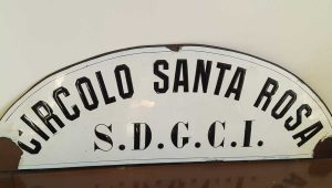 Sdgci - La targa del circolo santa Rosa