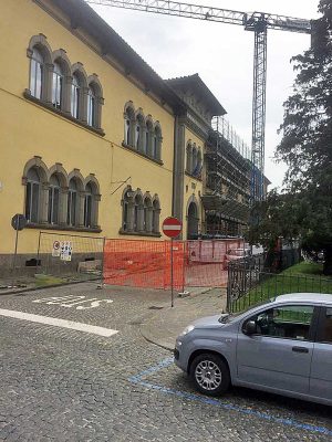 Acquapendente - Lavori alla scuola primaria dell'infanzia