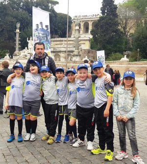 Roma - La Barco Murialdina alla festa per i 120 anni della Figc