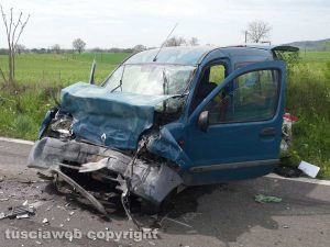 Viterbo - Frontale su strada Ombrone
