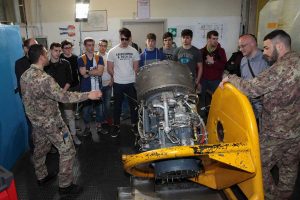 Viterbo - Esercito - La visita degli studenti di Padova