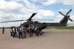 Viterbo - Esercito - La visita degli studenti di Padova