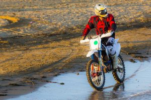 Sport - Motori - Motocross sulla spiaggia di Tarquinia