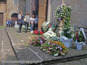 Vallerano - I funerali di Alessio Forliti