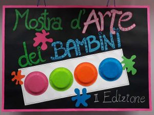 Viterbo - La mostra d'arte all'asilo nido Primi passi